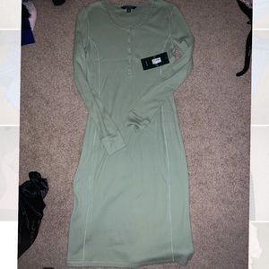 Light green thermal dress